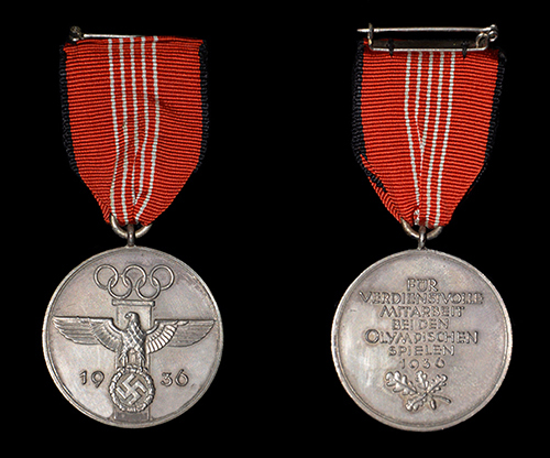 German Olympic Commemorative Service Medal